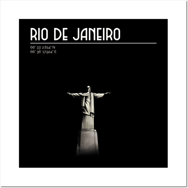 Rio de Janeiro, Brazil, Cristo Redentor Wall Art by STELATOCLOTHING